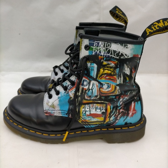 1460 basquiat leather ankle boots